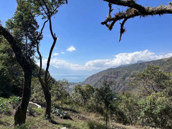 Unique private property titled close to Panajachel volcano lake view for sale