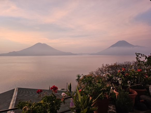 One of a kind 5 volcanoes view for sale Santa Cruz La Laguna