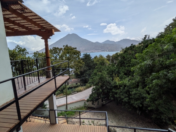 New house, volcano and lake view close to San Marcos La Laguna