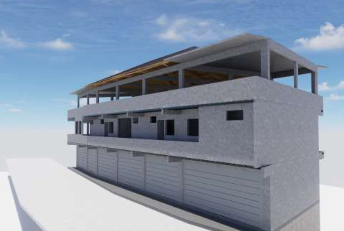 Commercial building with strong potential to finish for sale