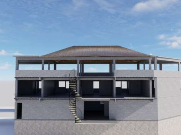 Commercial building with strong potential to finish for sale